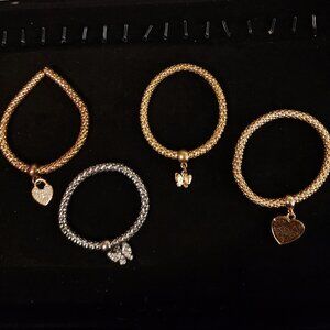 Charm Bracelets Set of 4